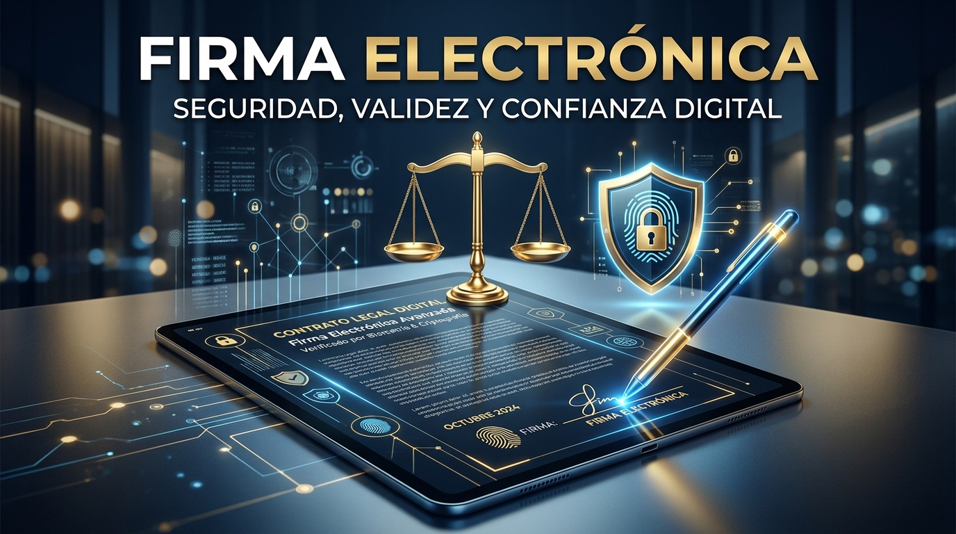 Firma Electrónica — seguridad, validez y confianza digital